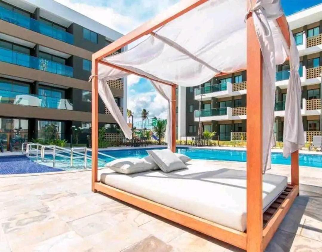 Flat Luxo No Mana Beach Em Muro Alto 4 Pessoas Pôrto das Galinhas Eksteriør billede